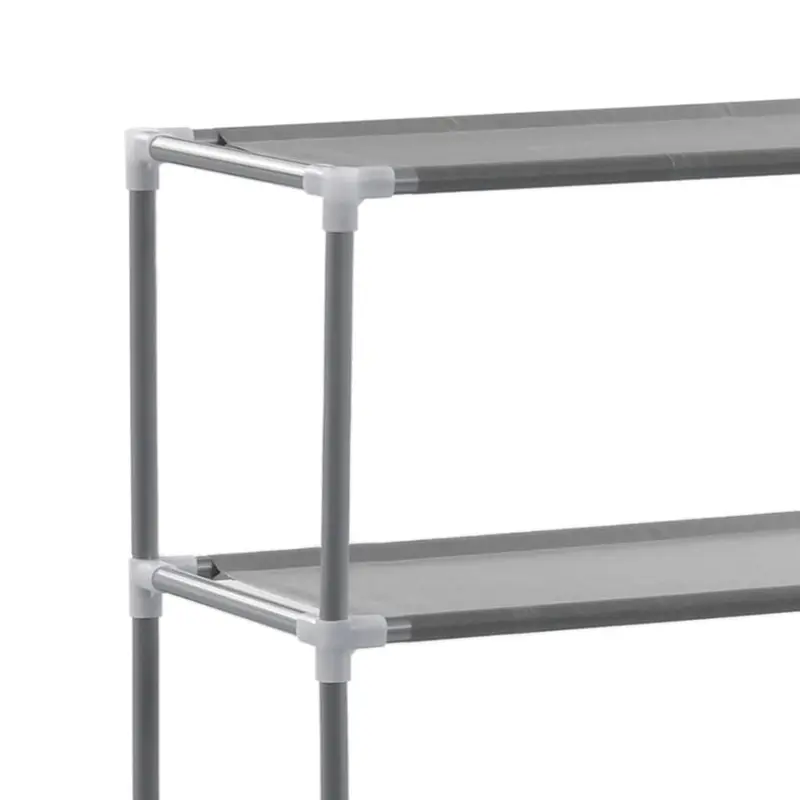 Waschmaschinenregal mit 3 Tablaren, Silber