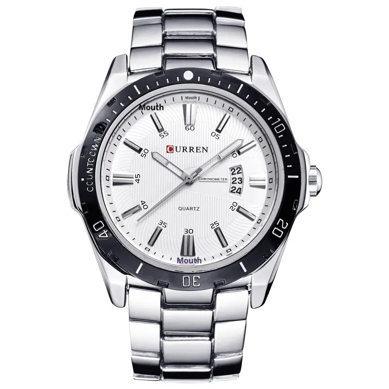 Wasserdichte Herren-Kalenderuhr im Fashion-Stil