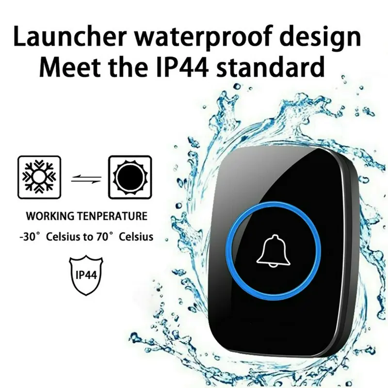 Wasserdichte kabellose Türklingel