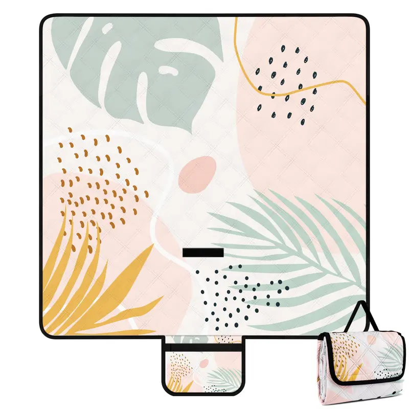 Wasserdichte Picknickdecke, Berry 200 x 200 cm 1