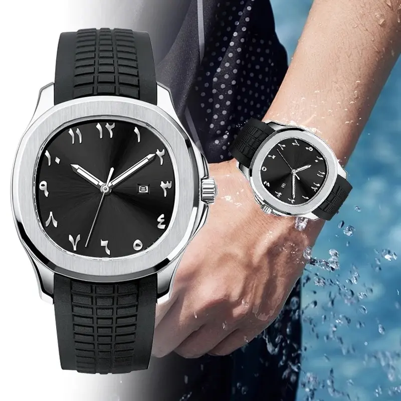 Wasserdichte Quarz-Armbanduhr