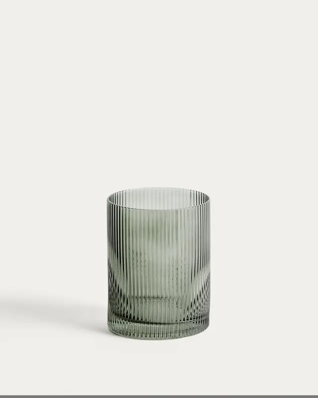 Wasserglas Eluria aus grünem Glas, 32,5 cl