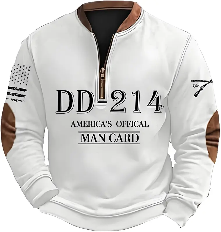Weihnachts-Sweatshirt mit Digitaldruck für Herren