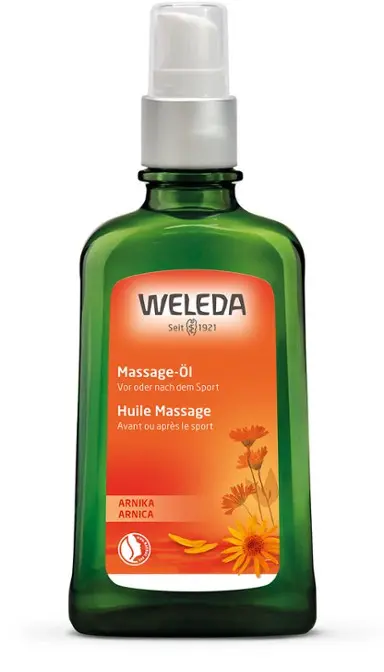 Weleda Huile de Massage à l'Arnica 100 ml dispenser