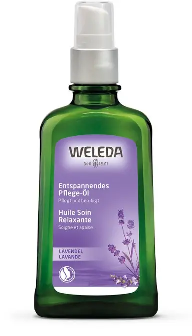 Weleda Huile Relaxante à la Lavande 100 ml dispenser