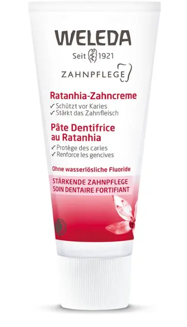 Weleda Pâte dentifrice au Ratanhia 75 ml