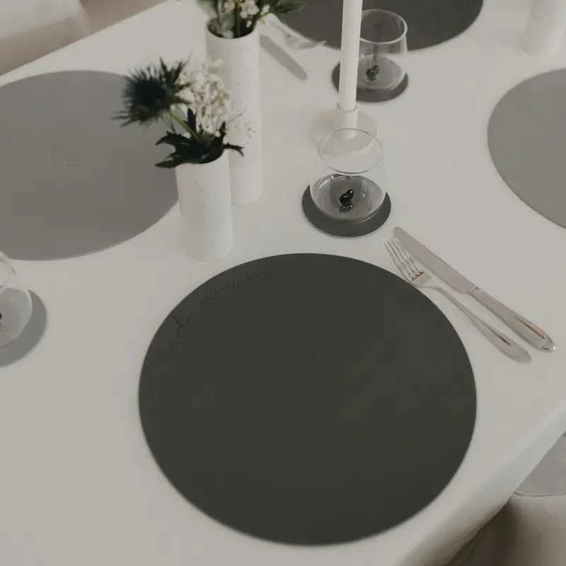 Wendbares Platzset Wie schön Grau