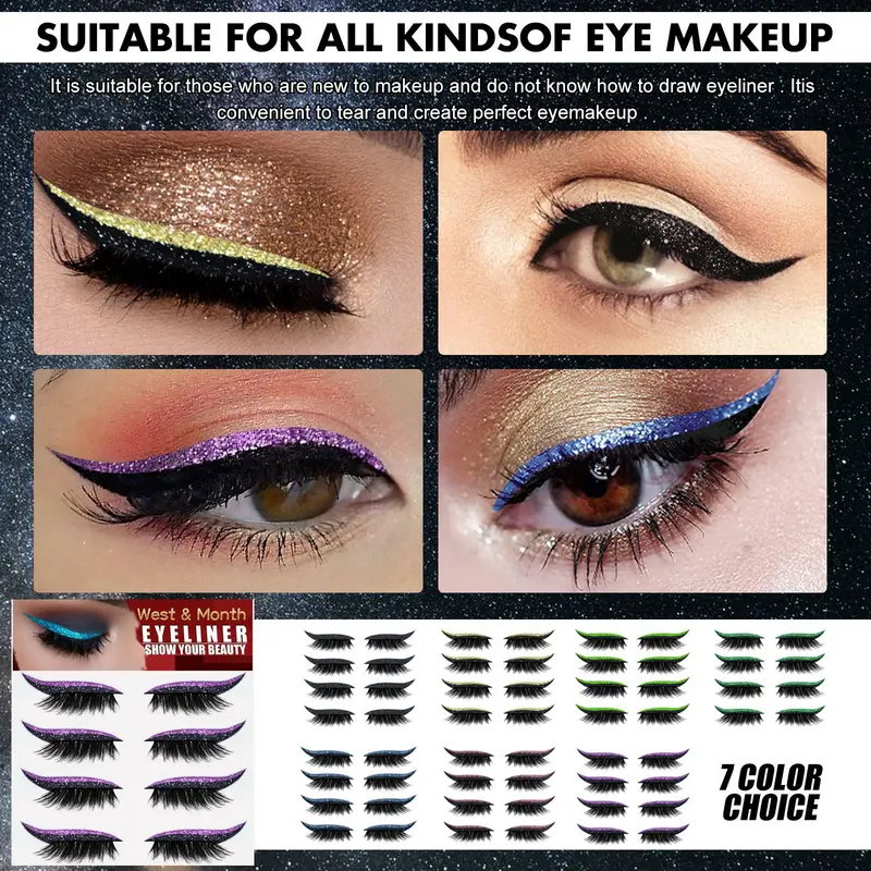 Wimpern- & Eyeliner-Sticker