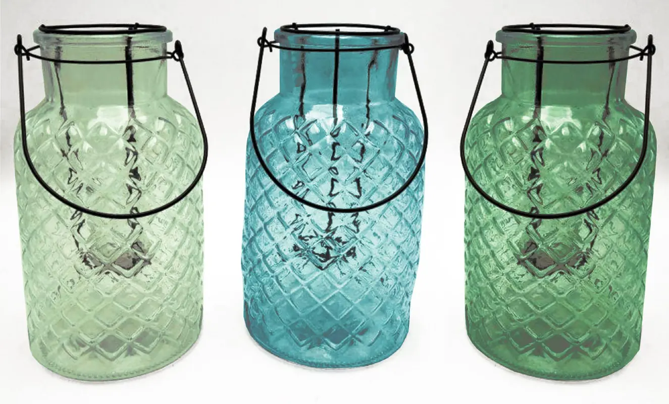Windlicht aus Glas