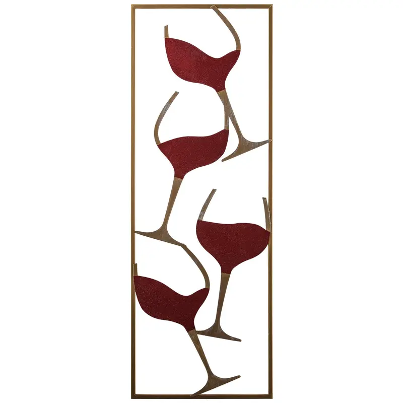 Wine Wanddeko - Mehrfarbig