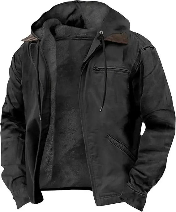 Winter-Hoodie mit Taschen