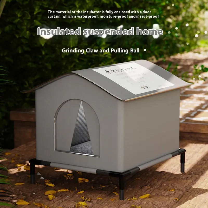 Winterwarm & wasserdichter Streunerkatzen-Platz