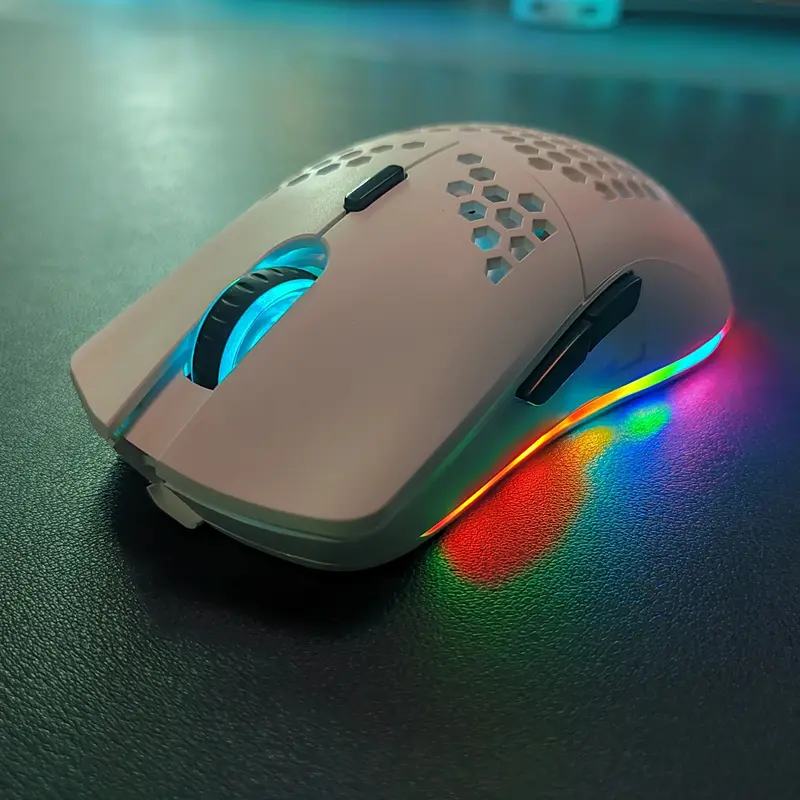 Wireless Gaming-Maus · 8000DPI Wabenstruktur RGB