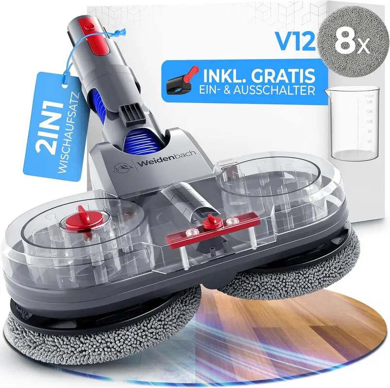 Wischaufsatz für Dyson V12 Nass- und Trockensauger, V12