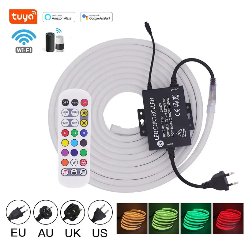 WLAN LED-Strip RGB 5m · App & Sprach-Steuerung