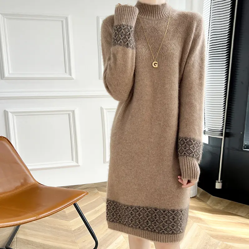 Wollrock-Kleid, retro-stil