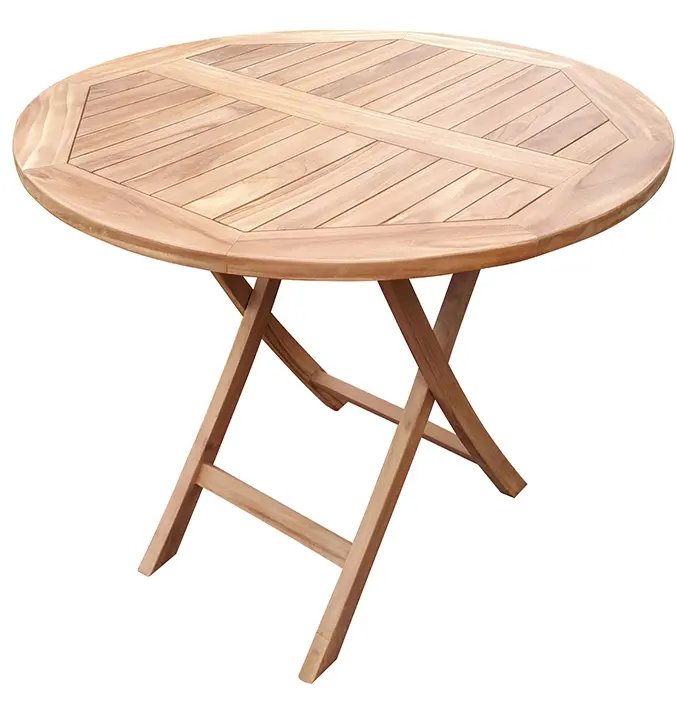 Woodie Tisch ø 90cm rund - Teakholz