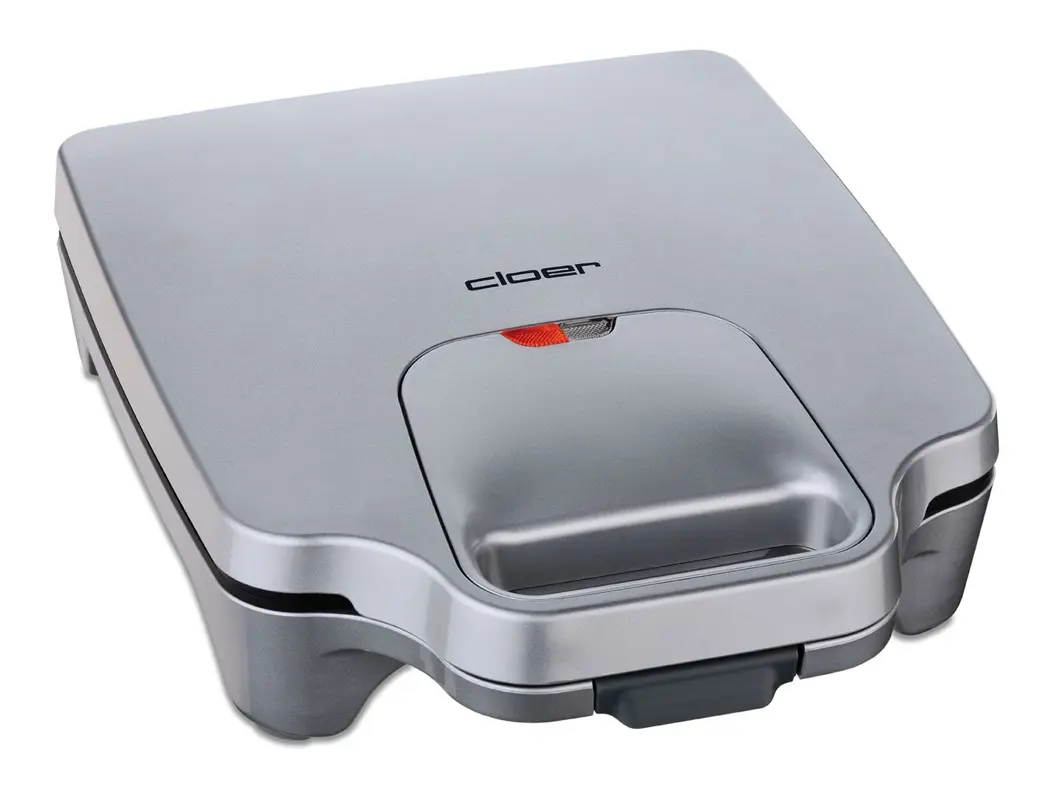 XXL Sandwichmaker 6269, Silber, 4 XXL Sandwiches, Diagonal geteilt