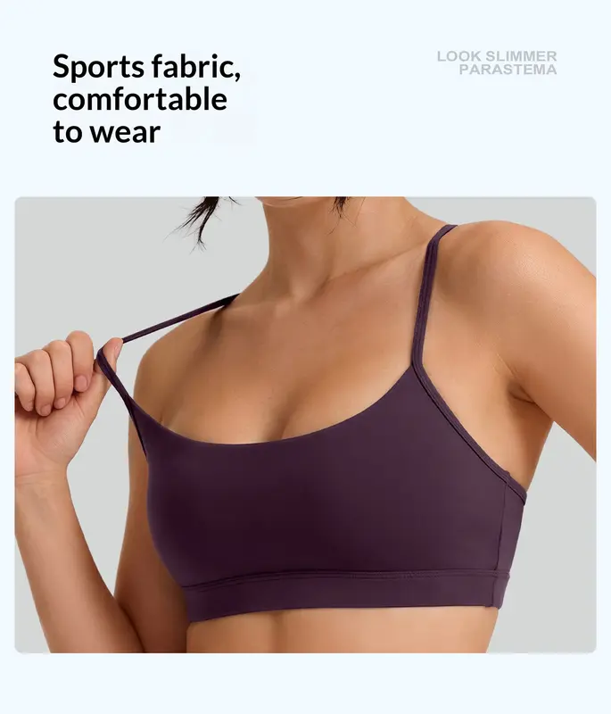 Yoga-Sport-BH mit dünnen Trägern