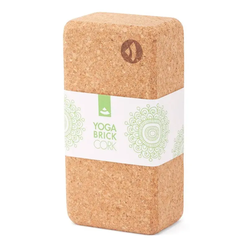 Yogablock Yoga Klotz KORK BRICK, Standard - für Stütz- und Dehnübungen