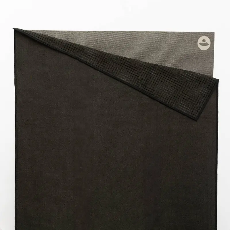 Yogatuch GRIP² Yoga Towel mit Antirutschnoppen anthrazit