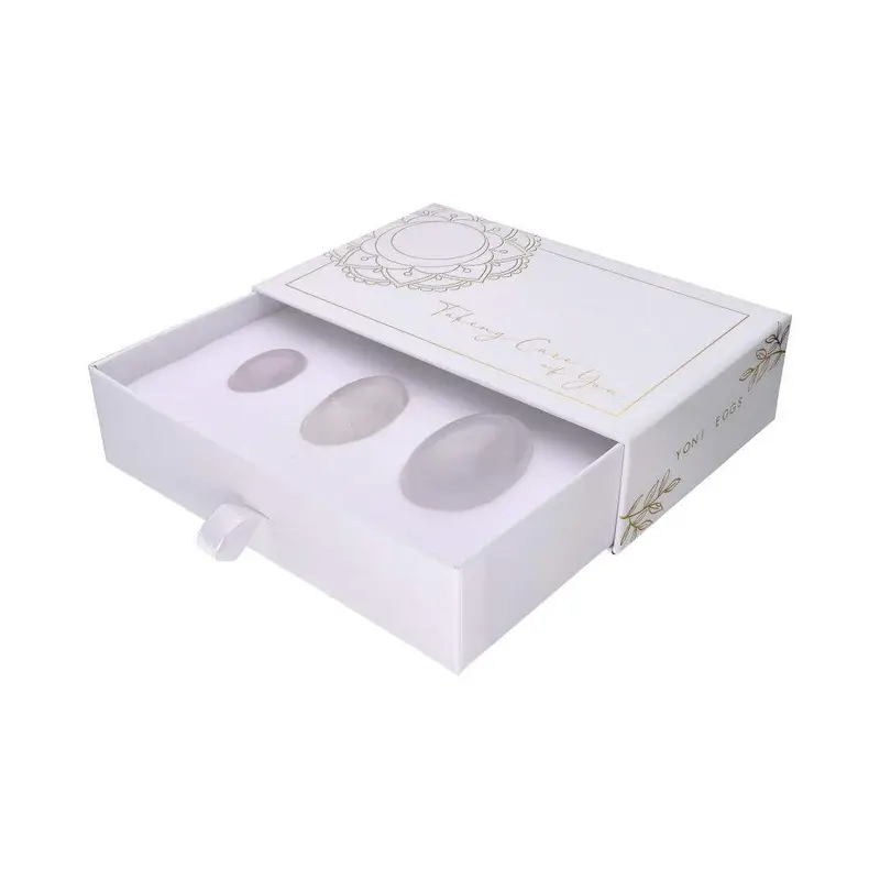 Yoni White Quartz Eierpackung – Energie & Beckenbodentraining