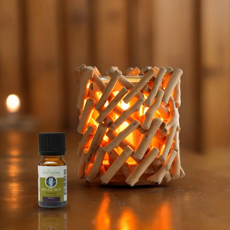 Zen'Arome - Elektrischer Wachsbrenner und Duftwachse Calorya Nr. 7 Duftlampe Aromalampe