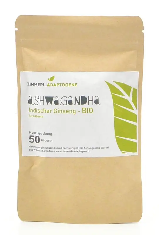 Zimmerli Adaptogene – Ashwagandha Kapseln Bio – Kraft, Ruhe & geistige Klarheit