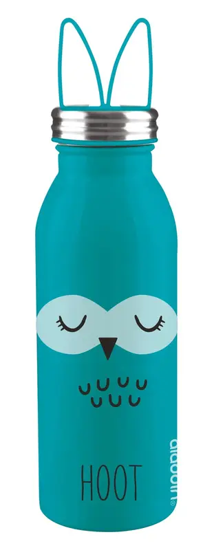 Zoo Edelstahl Vakuum Flasche Eule, 0.45 l